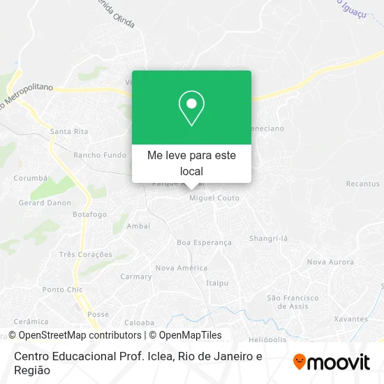 Centro Educacional Prof. Iclea mapa