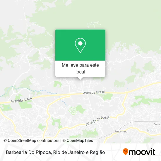 Barbearia Do Pipoca mapa