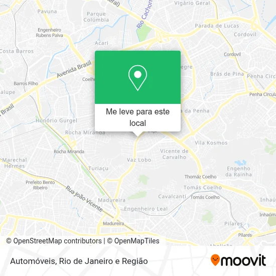 Automóveis mapa