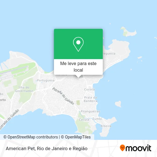 American Pet mapa