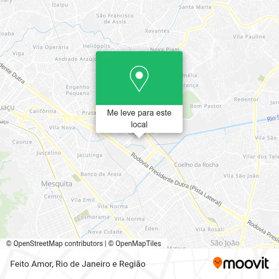 Feito Amor mapa