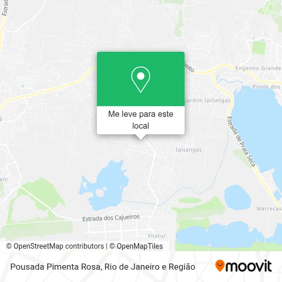 Pousada Pimenta Rosa mapa