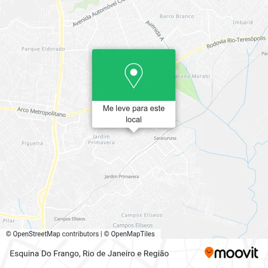 Esquina Do Frango mapa