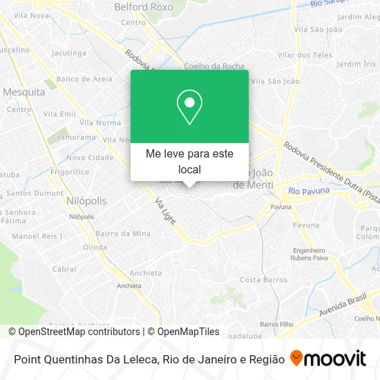 Point Quentinhas Da Leleca mapa