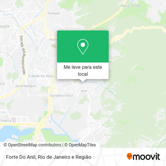 Forte Do Anil mapa