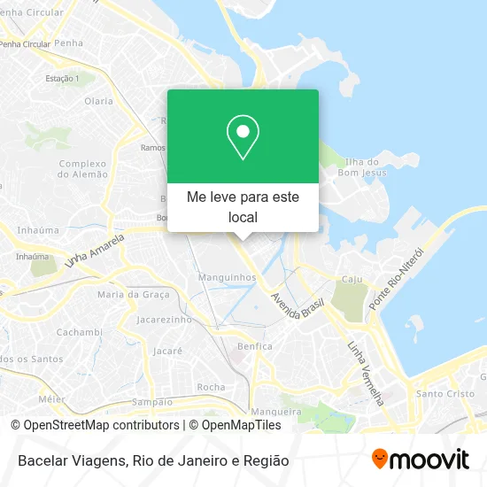 Bacelar Viagens mapa