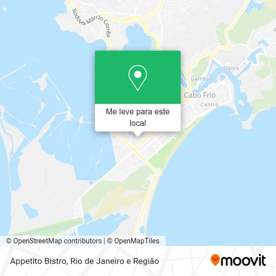 Appetito Bistro mapa