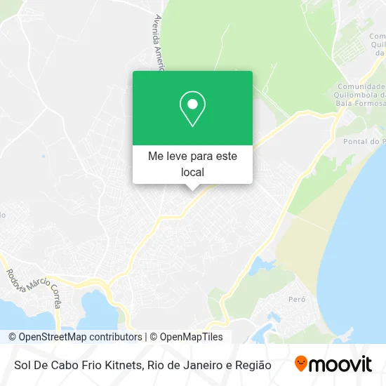 Sol De Cabo Frio Kitnets mapa