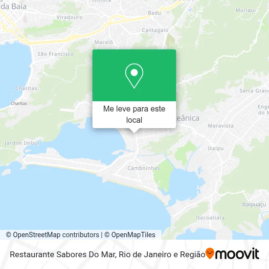 Restaurante Sabores Do Mar mapa