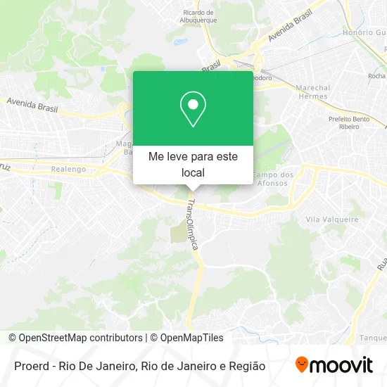 Proerd - Rio De Janeiro mapa