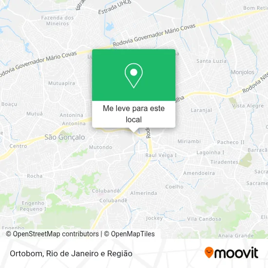 Ortobom mapa
