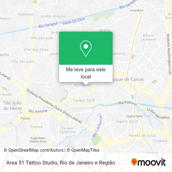Area 51 Tattoo Studio mapa
