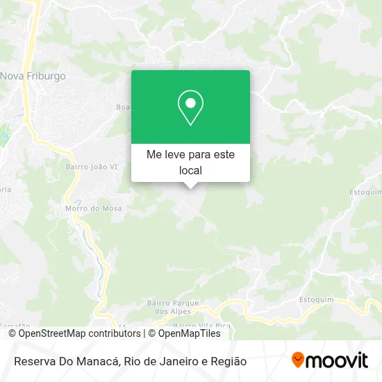 Reserva Do Manacá mapa