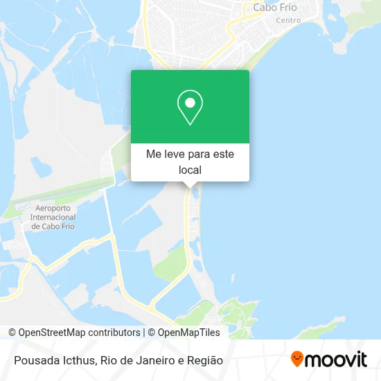 Pousada Icthus mapa