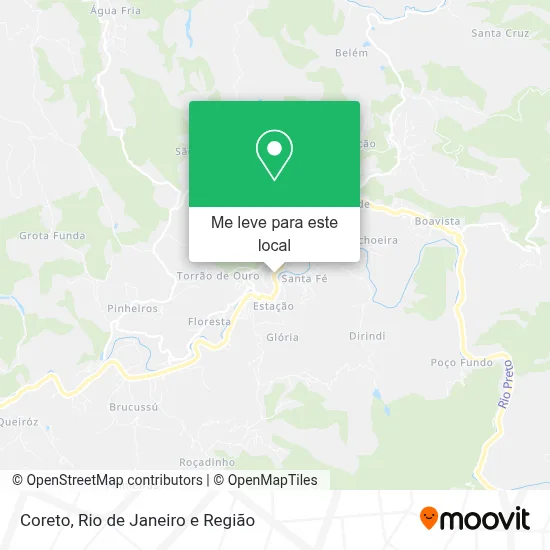 Coreto mapa