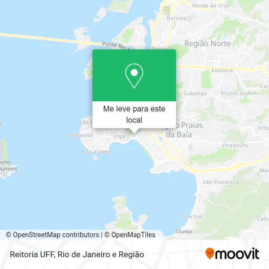 Reitoria UFF mapa