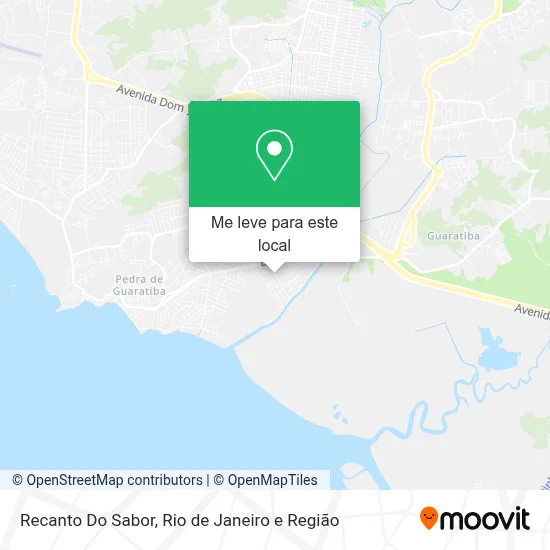 Recanto Do Sabor mapa