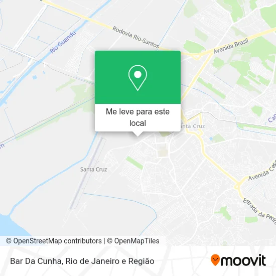 Bar Da Cunha mapa