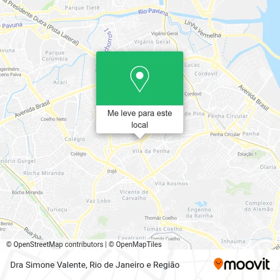 Dra Simone Valente mapa
