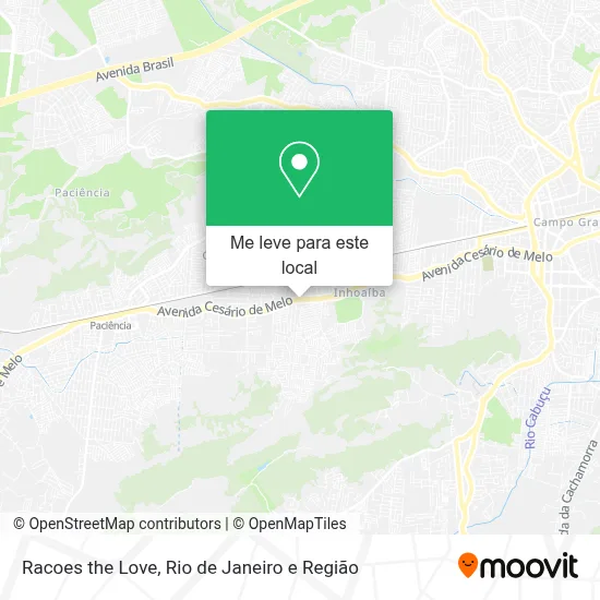 Racoes the Love mapa