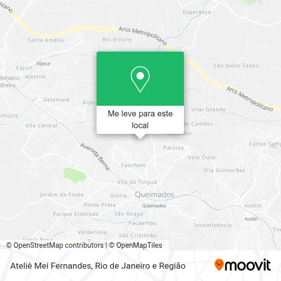 Ateliê Mei Fernandes mapa