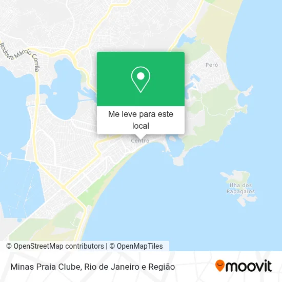Minas Praia Clube mapa