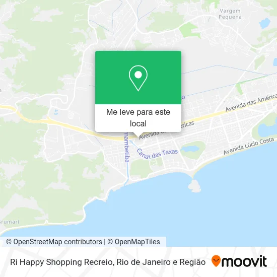 Ri Happy Shopping Recreio mapa