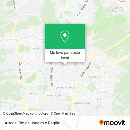 Artcrie mapa