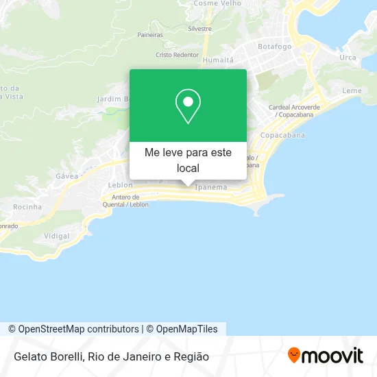 Gelato Borelli mapa
