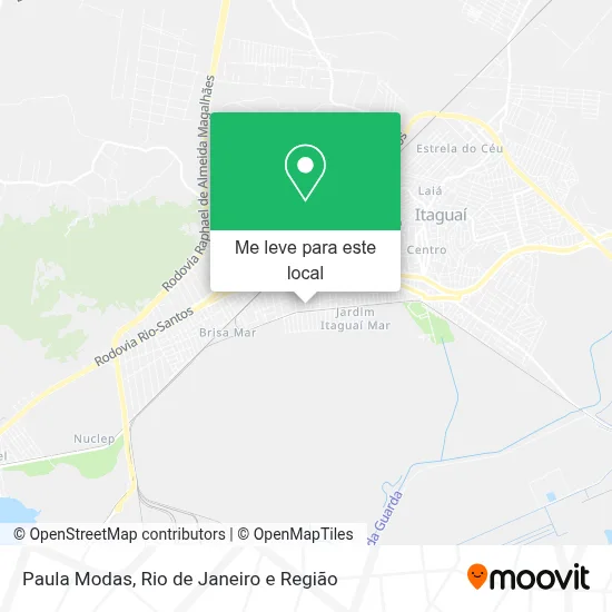 Paula Modas mapa