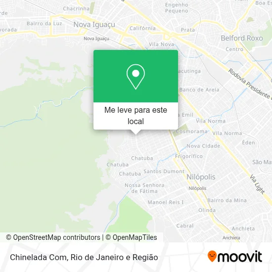 Chinelada Com mapa