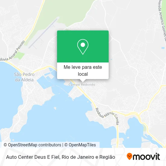Auto Center Deus E Fiel mapa