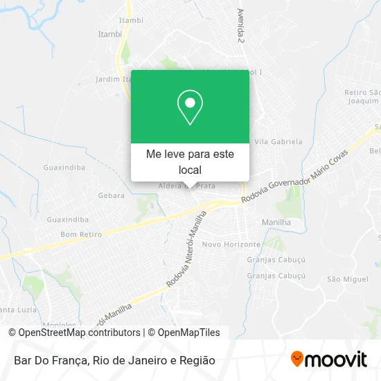 Bar Do França mapa