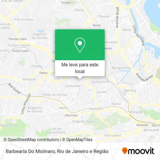 Barbearia Do Molinaro mapa