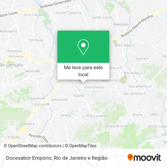 Docesabor Empório mapa