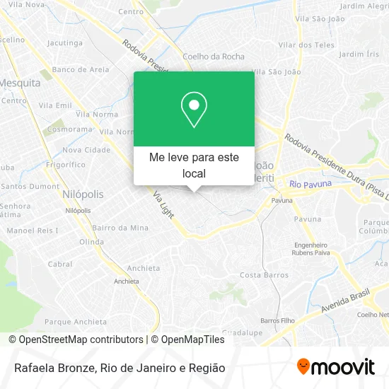 Rafaela Bronze mapa