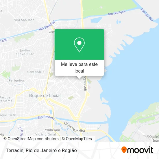 Terracin mapa