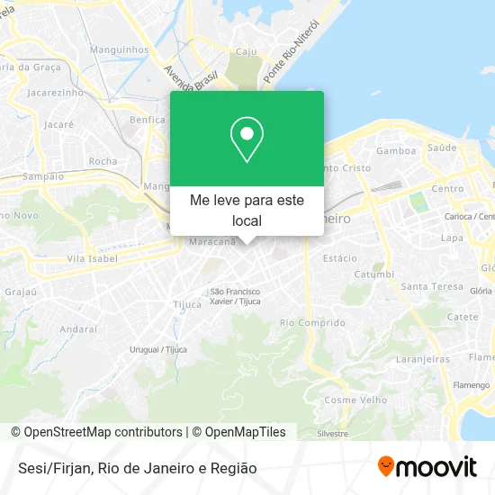 Sesi/Firjan mapa