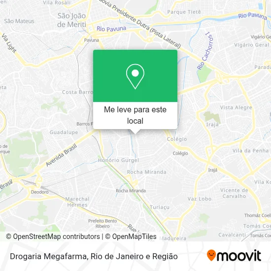 Drogaria Megafarma mapa