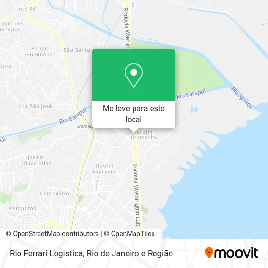 Rio Ferrari Logistica mapa
