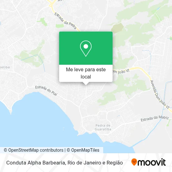 Conduta Alpha Barbearia mapa