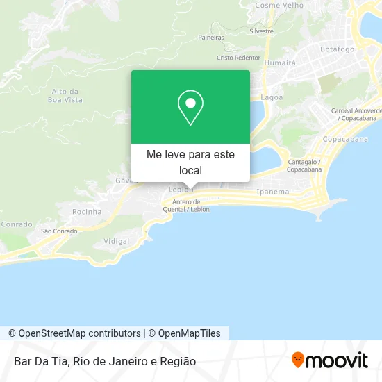 Bar Da Tia mapa