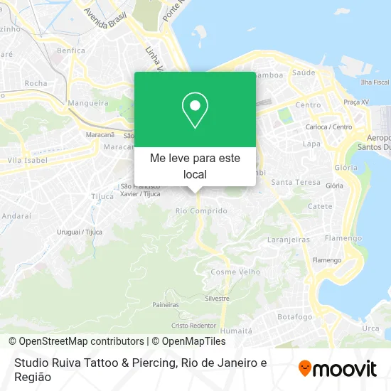 Studio Ruiva Tattoo & Piercing mapa