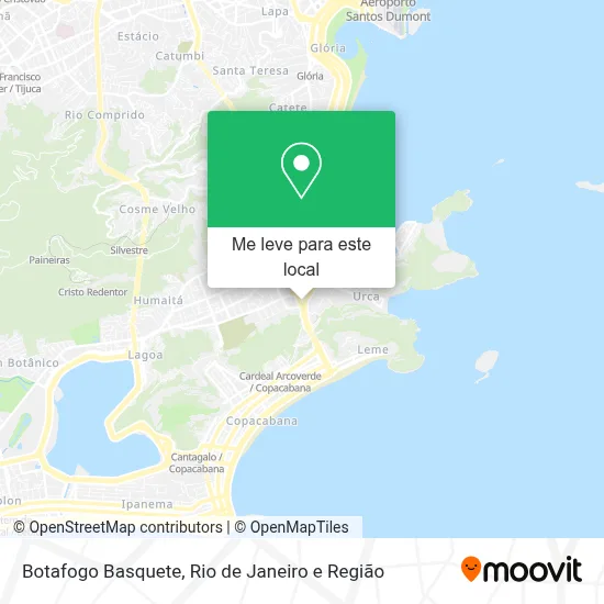 Botafogo Basquete mapa