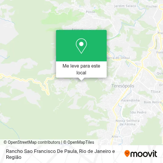 Rancho Sao Francisco De Paula mapa