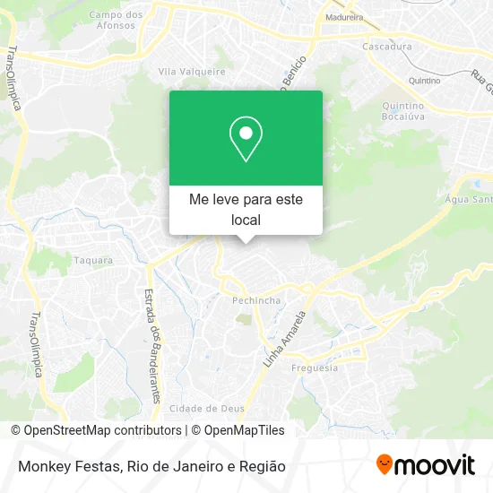 Monkey Festas mapa