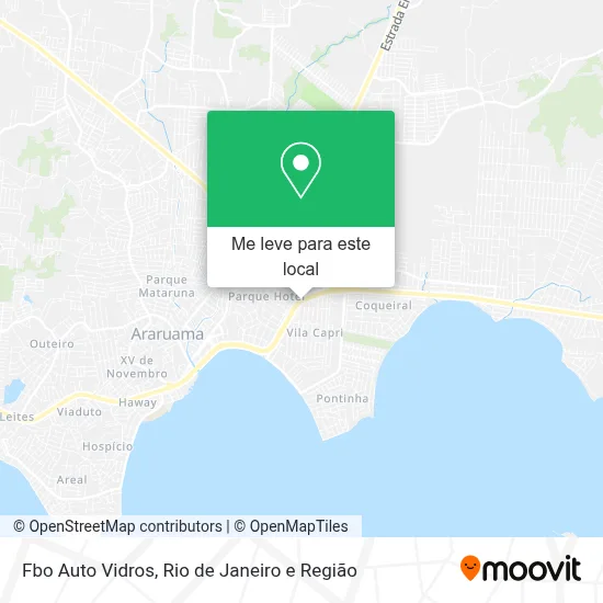 Fbo Auto Vidros mapa