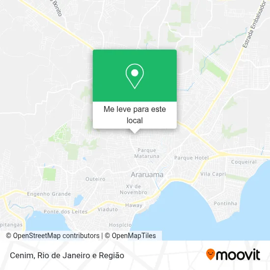 Cenim mapa