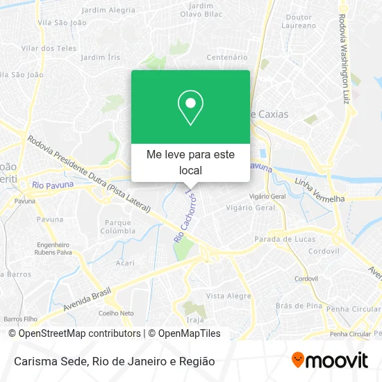 Carisma Sede mapa