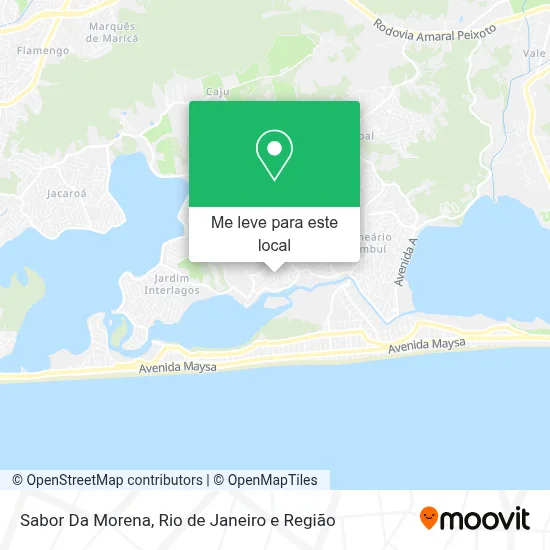 Sabor Da Morena mapa